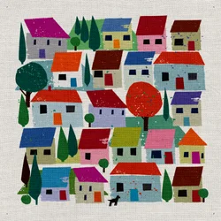 Rudi In The Village, 2021 (blandet medier)