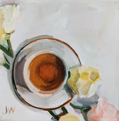 Blomster og te