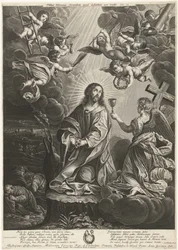 Kristus i Getsemane Have Kristus på Oliebjerget