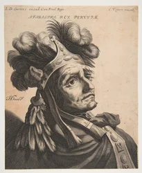 Atabalipa, konge af Peru, ca. 1634-37.