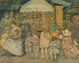 Karrusel, ca. 1924 (pastel på papir)
