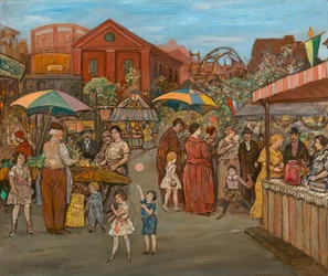 Italienere i Jefferson Park, 1934.