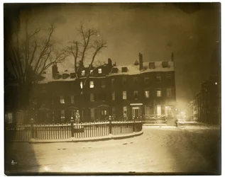 Gadescene i Boston, Boston, USA, ca. 1902-10 (gelatine-sølvfoto)