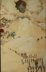 The Land of Counterpane (farve litho)