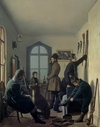 Forberedelser til jagt, 1836