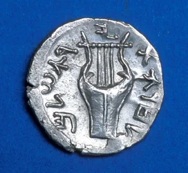 Mønt fra Bar Kochba-oprøret, 134-135 (metal)