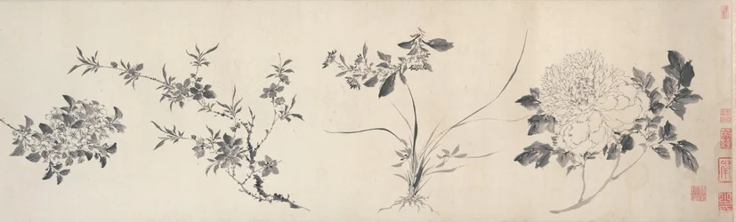 Blomster af de fire årstider, Ming-dynastiet