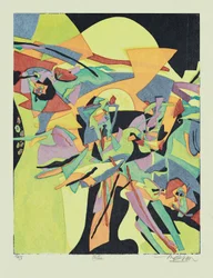 Clytie, 2013 (træsnit)