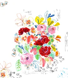 Blomsterskitse 3
