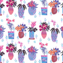 Husplanter, 2014, (collage, papir, pen og blæk, giclee-tryk)