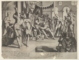 The Judge Bias Shedding Tears, plade IX fra Thronus Justitiæ, 1605