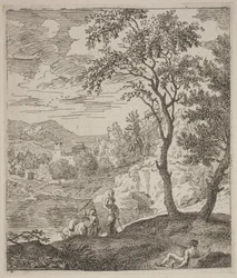 Landskaber på måden af Poussin
