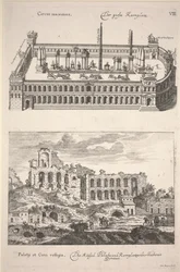 Illustration fra "Des Alten und Neuen Roms Grosser Schau-Platz" af Joachim von Sandrart