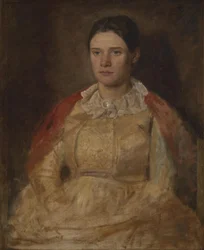 Agnete Skovgaard, f. Lange, kunstnerens hustru