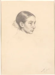 Portræt af Susette Cathrine Skovgaard (gift Holten)