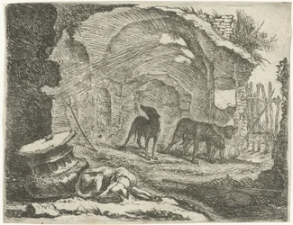 Fire hunde ved en ruin Hunde (serietitel)