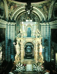 Begravelsesmonument i kapellet i San Segundo