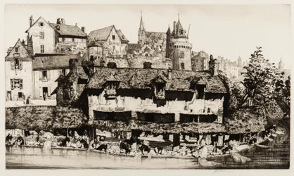 Les Lavoirs, Vannes (gravering og tørnål)