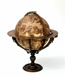 Himmelsk klode af Jodocus Hondius