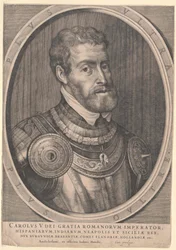 Den hellige romerske kejser Karl V (print)