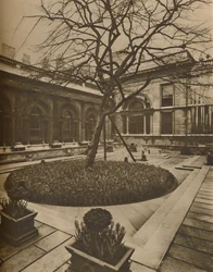 En arkitektonisk inspiration: Garden Court i Bank of England, c1935.