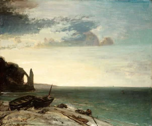 Havet ved Etretat, 1853.