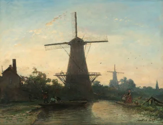 Vindmøller nær Rotterdam