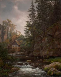 Lochmühle i Liebethal-dalen
