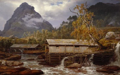 Savværk i Kaupanger