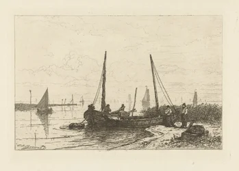 Udsigt over Zuiderzee nær Spakenburg
