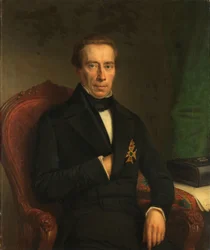 Portræt af Johan Rudolf Thorbecke, stats- og indenrigsminister