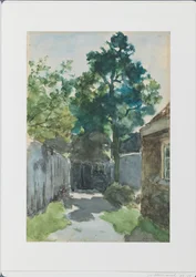 solrig gårdhave