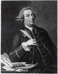 Portræt af John Christopher Smith (1712-95), musiker og amanuensis af Handel