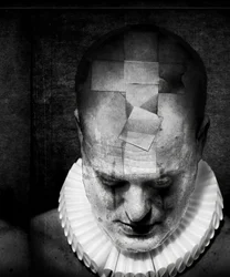 A clowns death (serie), 2016 (fotomanipulation)