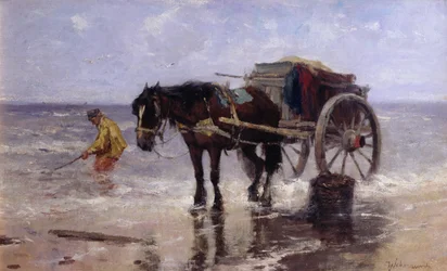 The Clam Gatherer (olie på lærred)