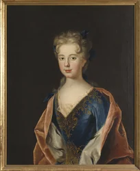 Prinsesse Anne Leszczynska - Portræt af prinsesse Anna Leszczynska (1699-1717), af Starbus, Johan (1679-1724). Olie på lærred