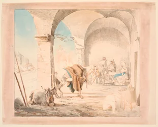 Scene fra et osteri