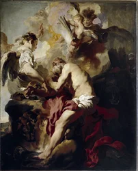 The Vision of Saint Hieronymus (olie på lærred
