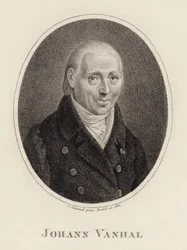 Portræt af komponisten Johann Baptist Wanhal 1739-1813, 1815.