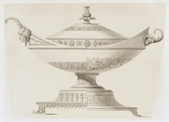Dækket Tureen