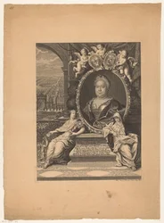 Portret af Rosina Elisabeth Bose