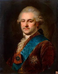 Portræt af Stanislaw II August Poniatowski, anden halvdel af det 18. århundrede.