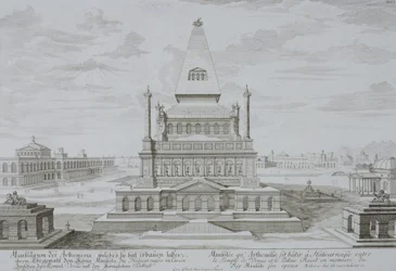 Mausoleum of Halicarnassus, Bodrum, Tyrkiet, fra 