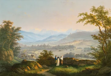 Omgivelserne af Habsburg-ruinerne