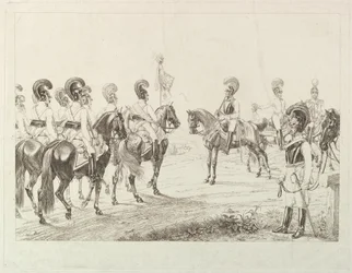 Østrigske Cuirassiers, begyndelsen af det 19. århundrede.