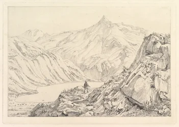 Bockhart Lake Der Bockhardsee, early 19th century. dani