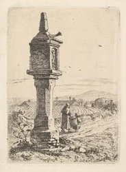 Mindesøjle med jernhånd, 1811.
