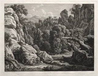 Heroic Landscape: Landskab med Kristi fristelse