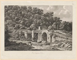 Landskab - Ponte Aquoreo i Tivoli