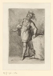 Stående kriger med fjerbaseret baret Soldiers of Classical Antiquity (serietitel)